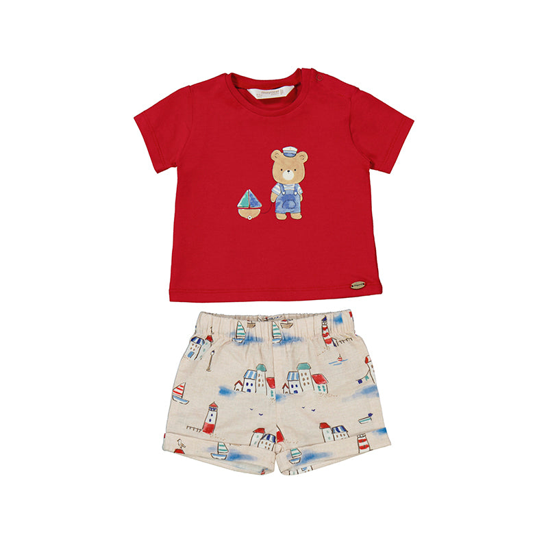 Conjunto Pantalon Corto Camiseta