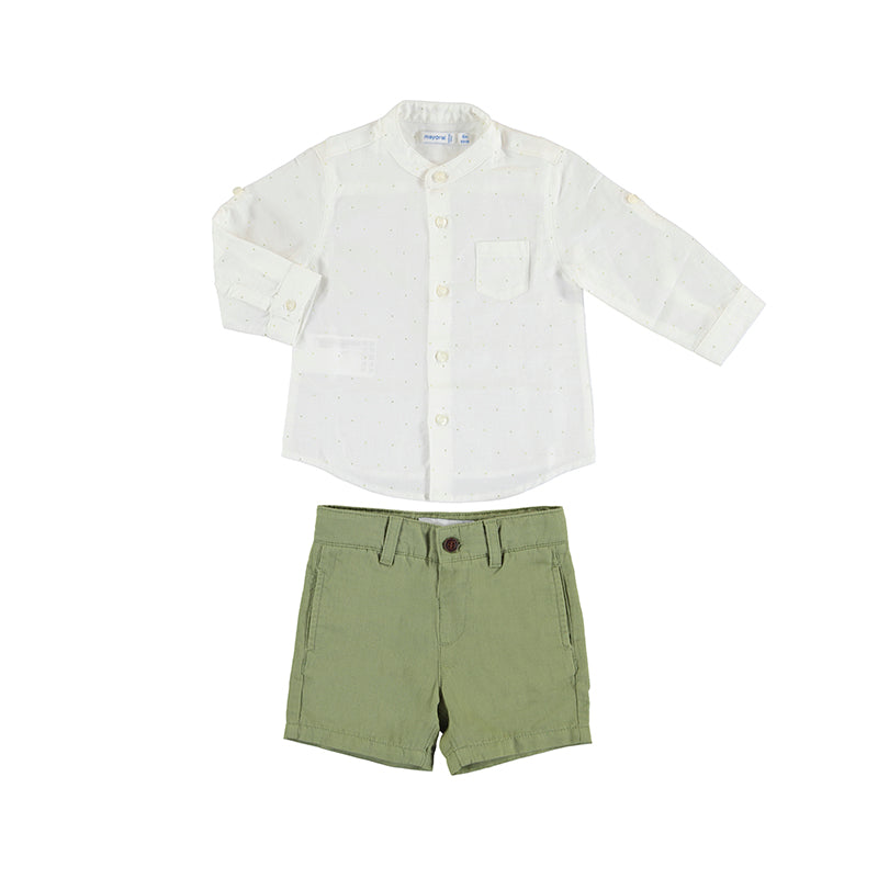 Conjunto Bermuda Camisa ML Mao