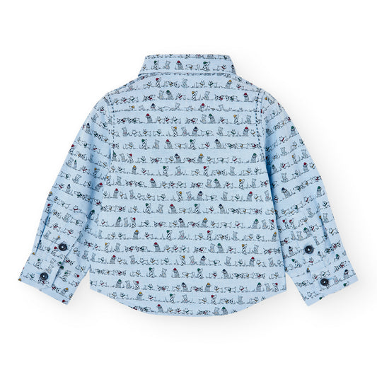 Camisa Oxford Estampada