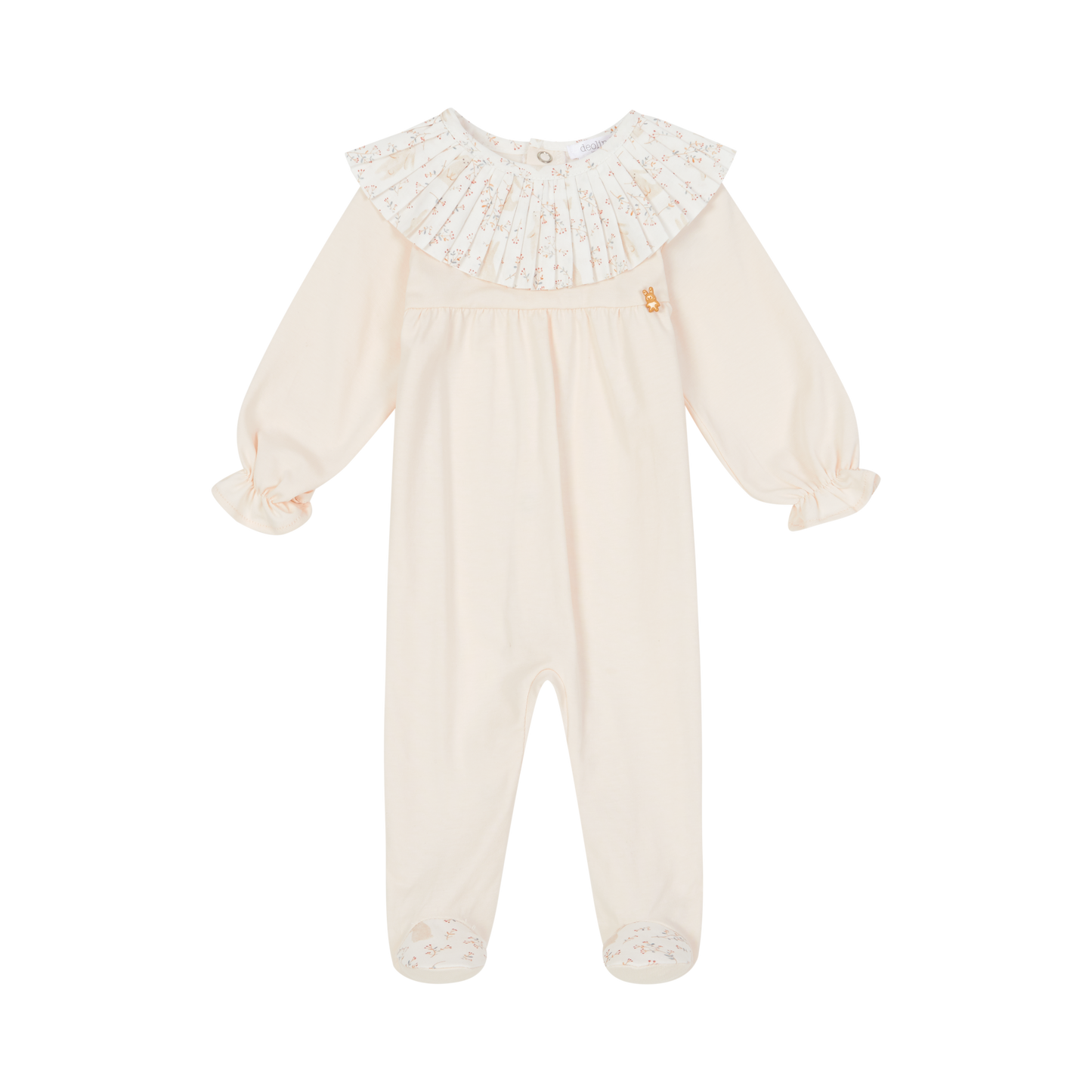 Pijamas Polaina Cuello Volante