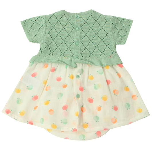 Vestido en Hilo/Tela Estampada