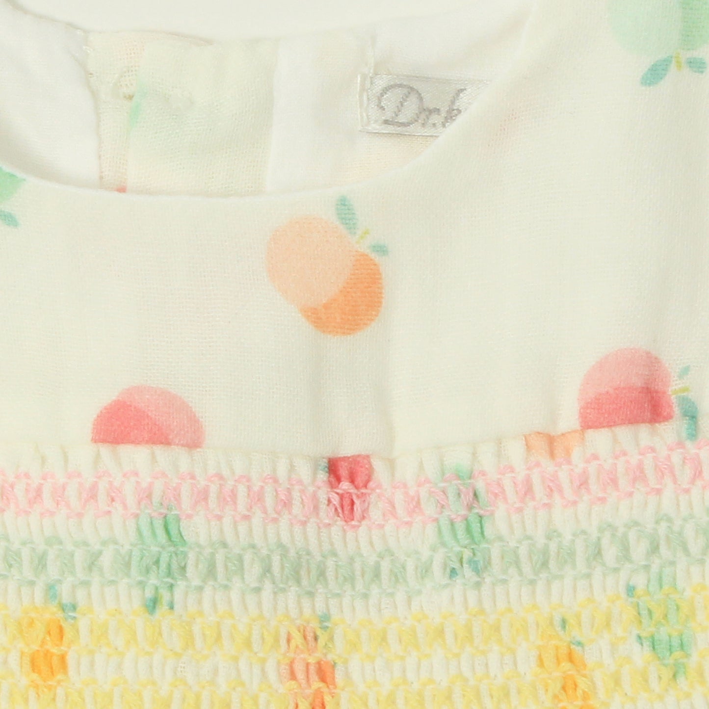 Vestido Estampado Bordado