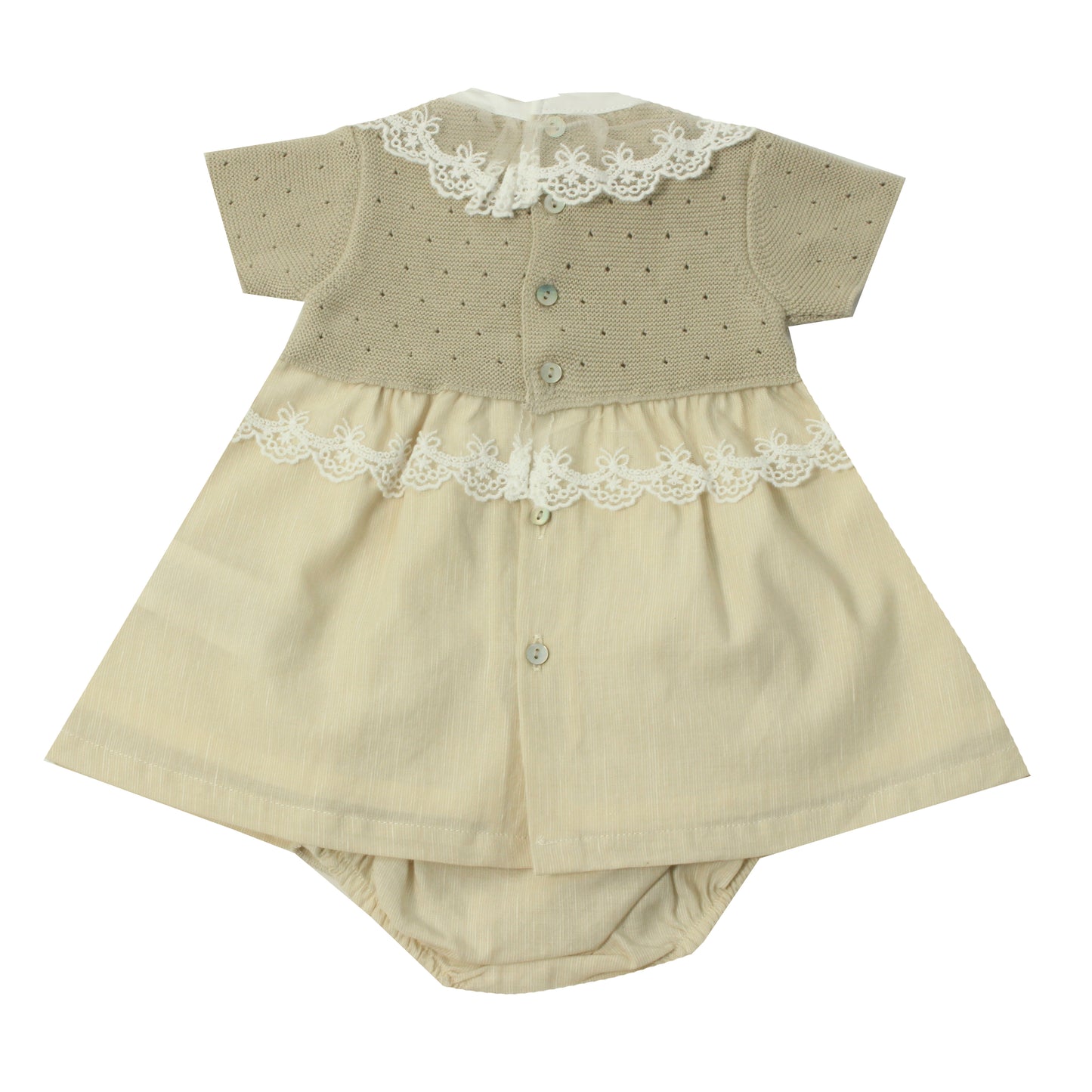 Vestido en Hilo con Cubrepañal
