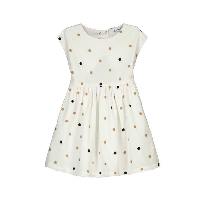 Vestido Topos Bordados