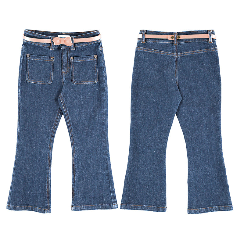 Pantalón Tejano con Cinturón