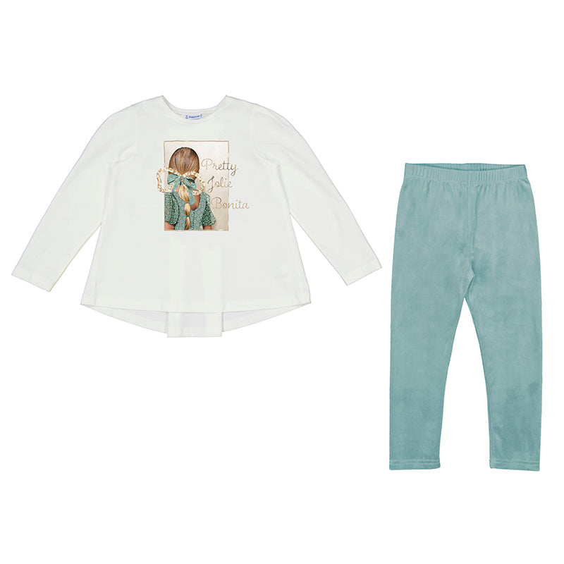 Conjunto Leggings Terciopelo