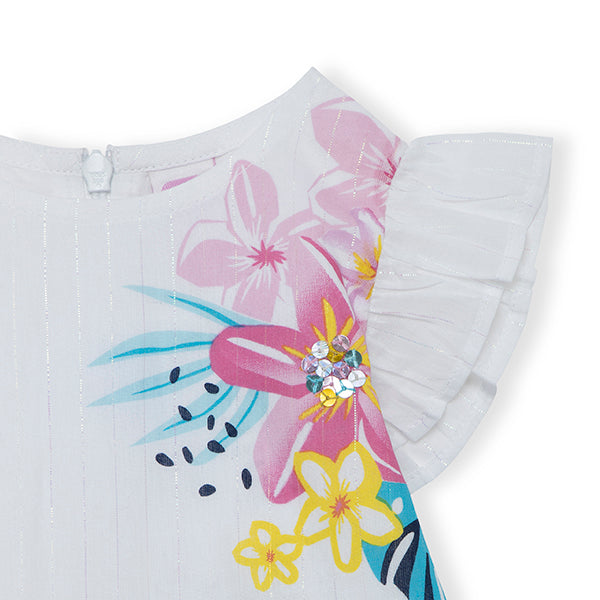 Vestido Estampado Popelin