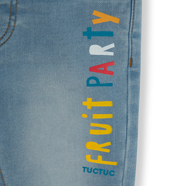 Pantalón Denim Desgastado