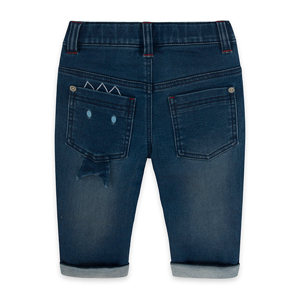 Pantalon Denim Desgastado