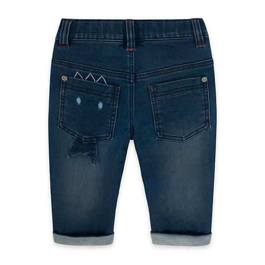 Pantalon Denim Desgastado