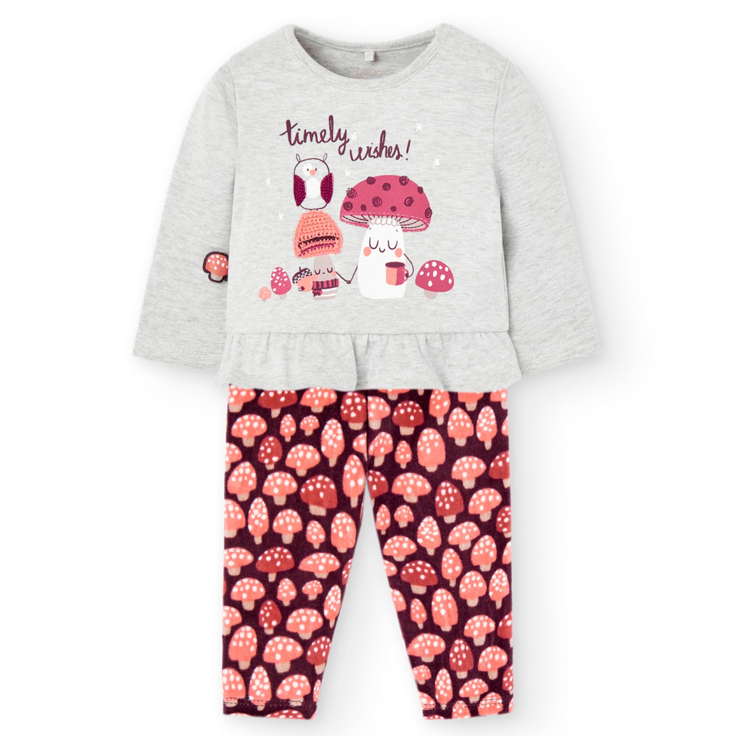 Conjunto Camiseta Ml y Leggings