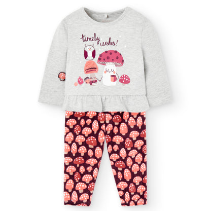 Conjunto Camiseta Ml y Leggings