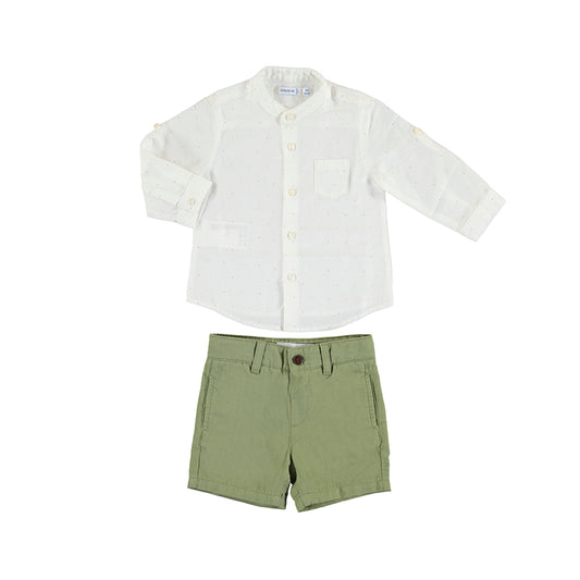 Conjunto Bermuda Camisa ML Mao