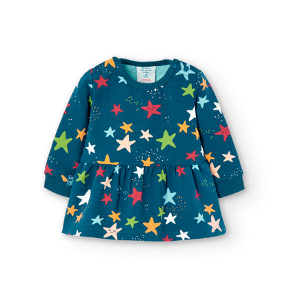 Vestido Felpa Estrellas