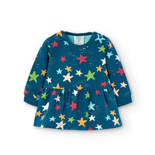 Vestido Felpa Estrellas