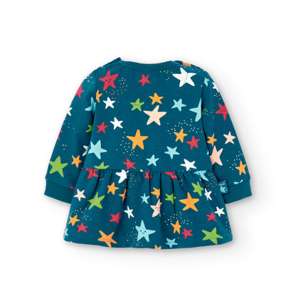 Vestido Felpa Estrellas