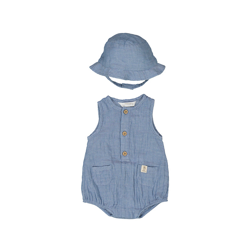 Mameluco y Gorro Plana