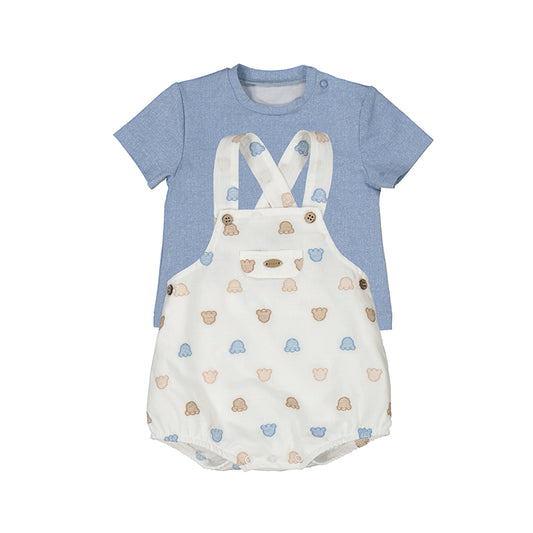 Conjunto Peto Bordado y Camiseta