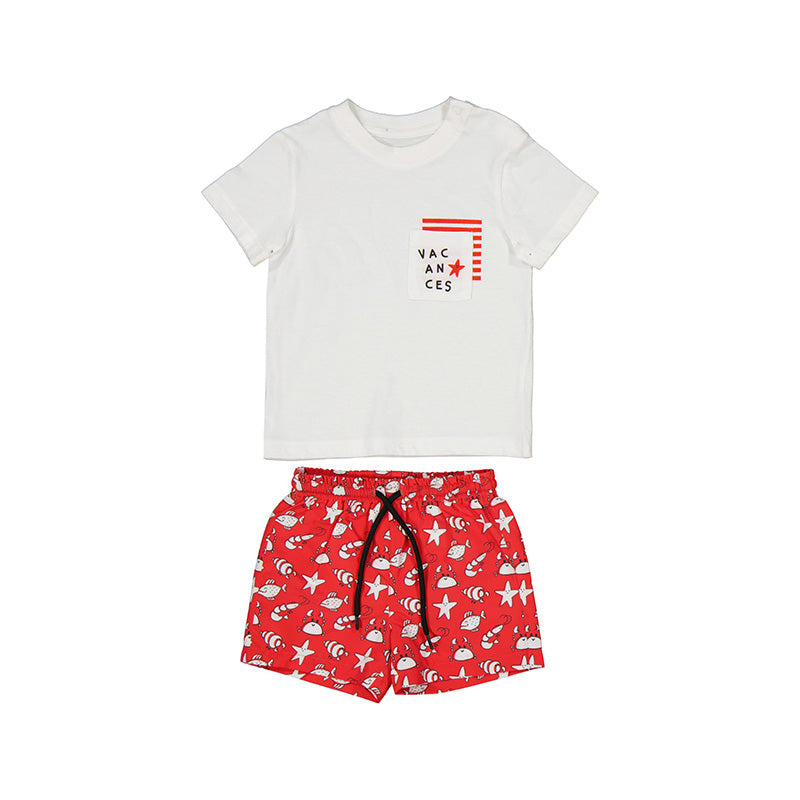 Conjunto Camiseta Bañador