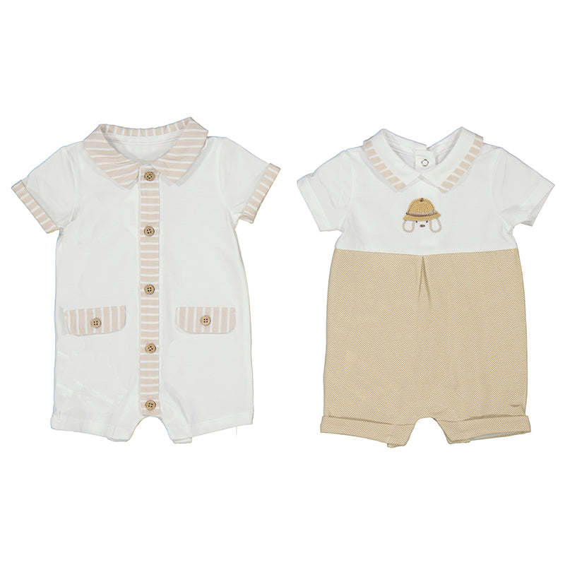Set 2 Mamelucos con  cuello