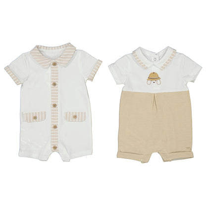 Set 2 Mamelucos con  cuello