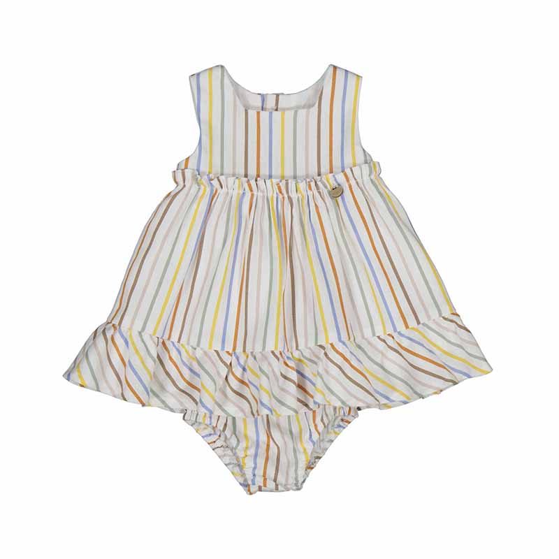 Vestido a Rayas Plana