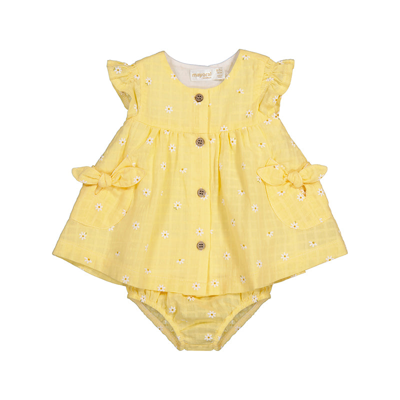 Vestido Estampado con Bolsillos