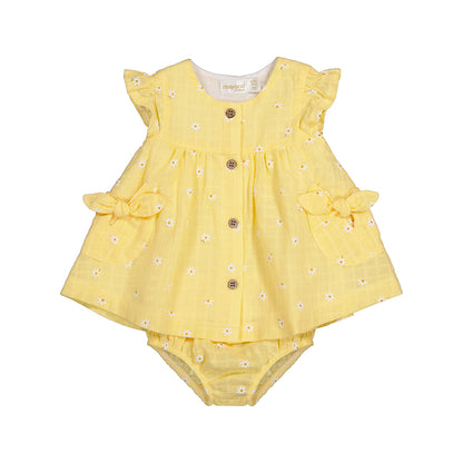 Vestido Estampado con Bolsillos