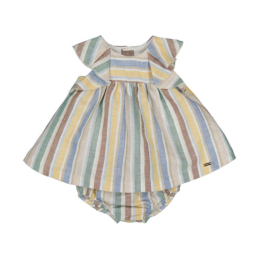 Vestido Rayas Lino