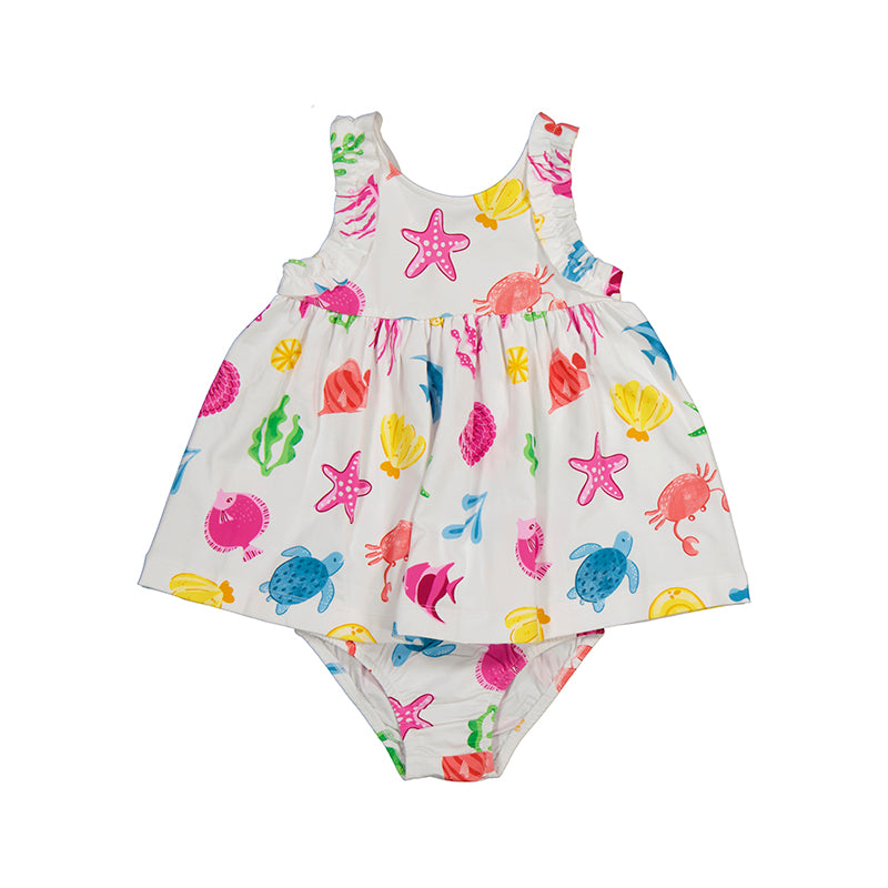 Vestido Estampado con Panti