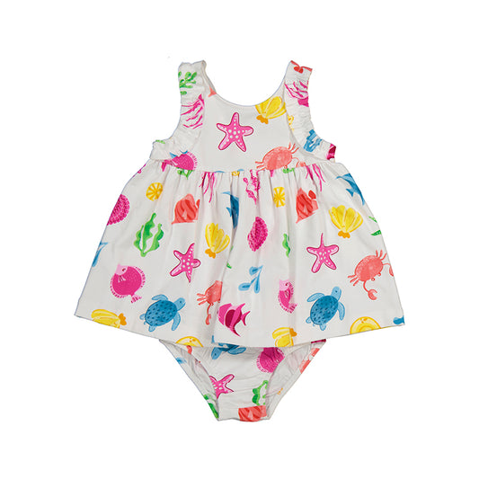 Vestido Estampado con Panti