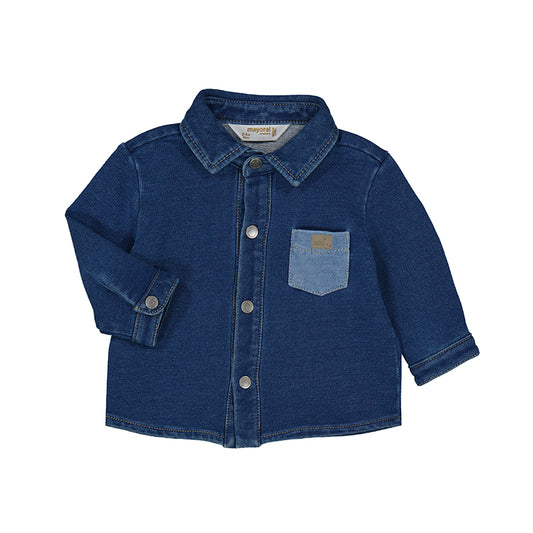 Camisa Ml Felpa Denim