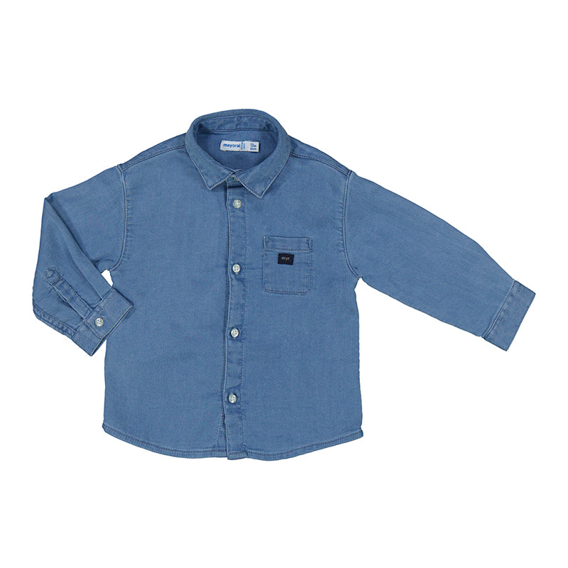 Camisa Manga Larga Soft Denim