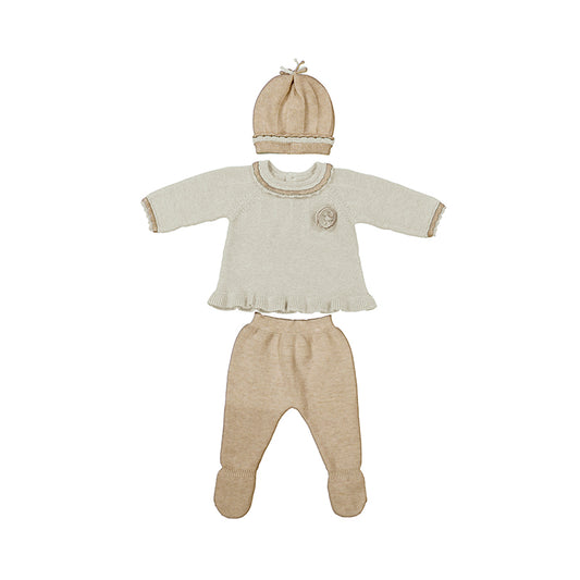 Conjunto Polaina Tricot con Gorro