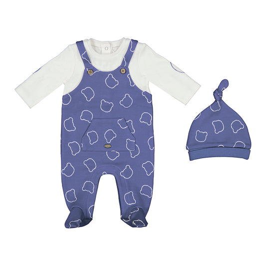 Pelele Peto y Gorro Jacquard