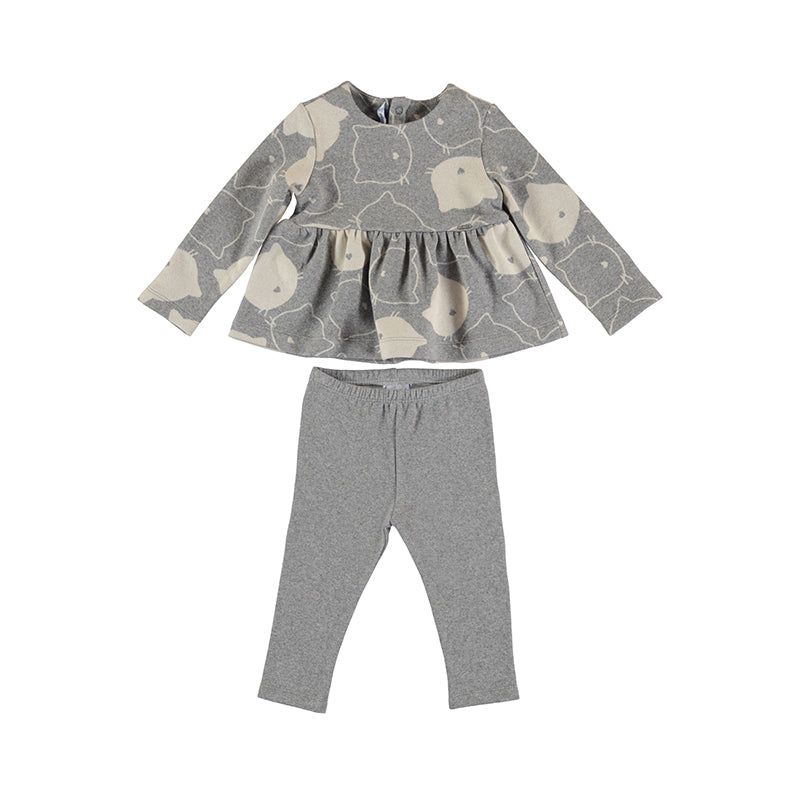 Conjunto Leggings Punto Jacquard
