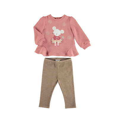 Conjunto Leggings Terciopelo
