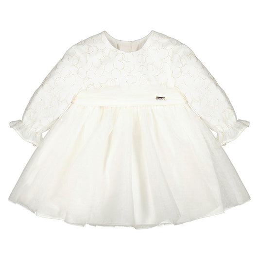 Vestido Tul Bordado Lurex