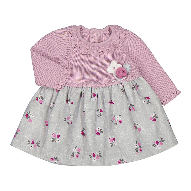 Vestido Combinado Tricot