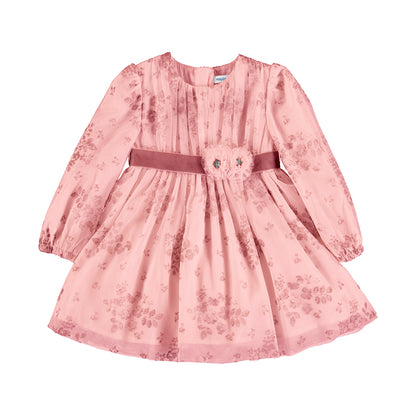 Vestido Tul Flocado