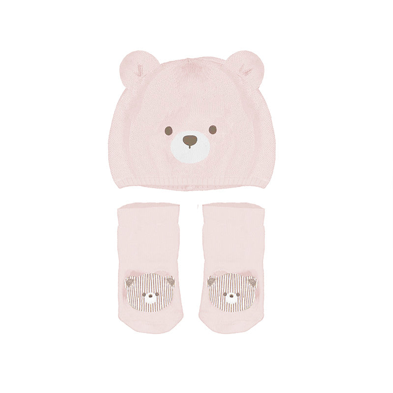 Set Gorro y Medias Tricot