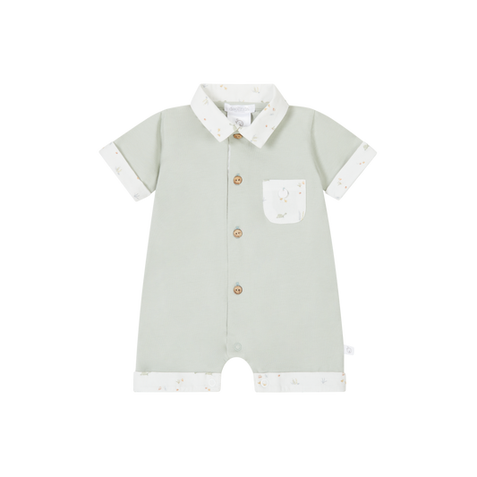 Mameluco Cuello en tela