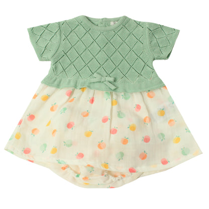 Vestido en Hilo/Tela Estampada
