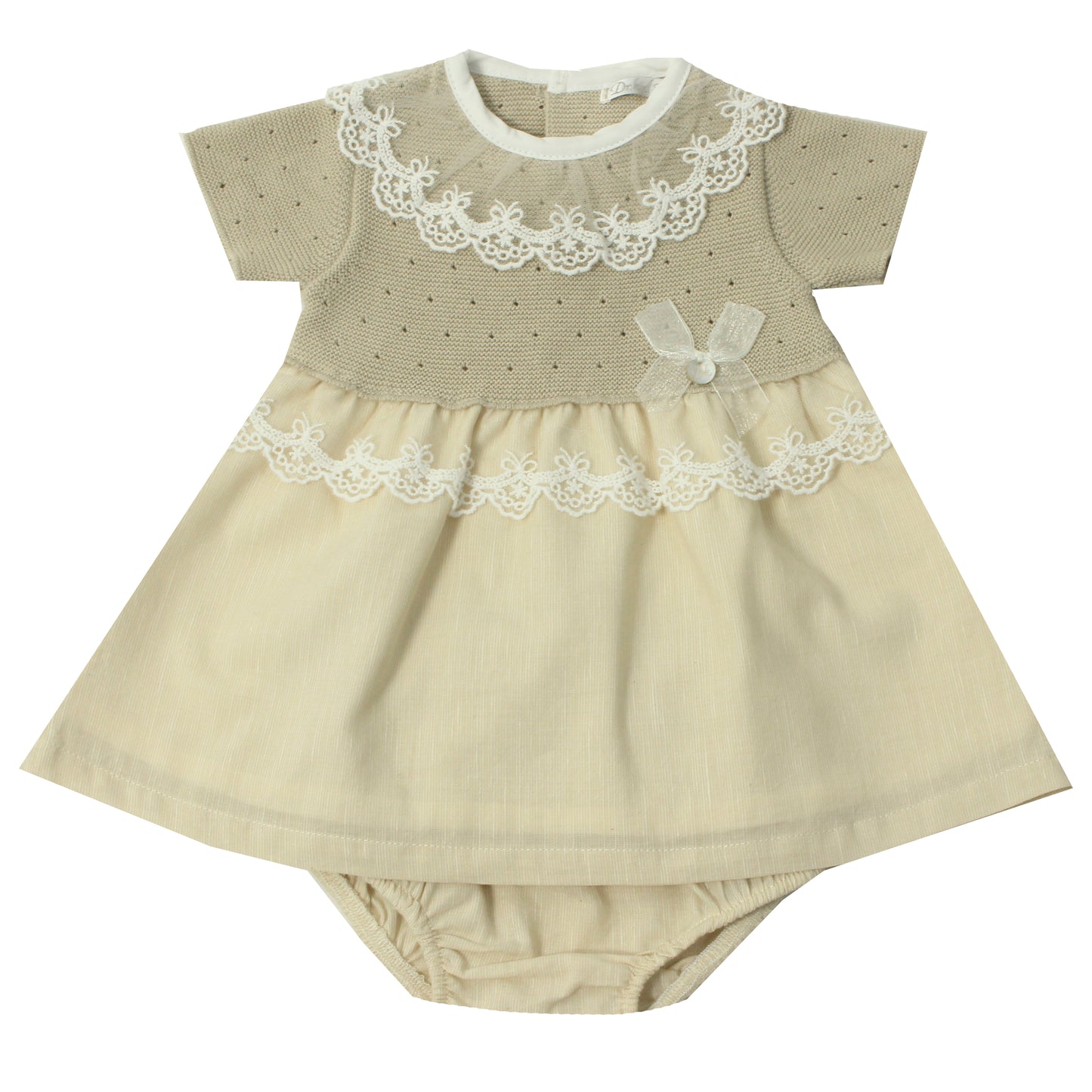 Vestido en Hilo con Cubrepañal
