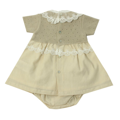 Vestido en Hilo con Cubrepañal