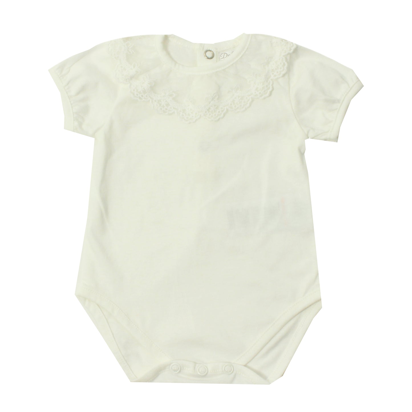 Body Cuello Volante De Encaje