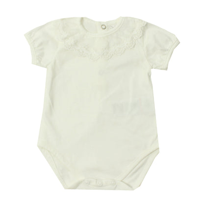 Body Cuello Volante De Encaje