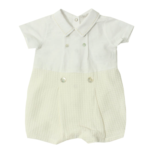 Mameluco en Tela Combinado