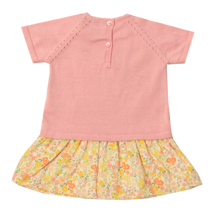 Vestido en Hilo/Tela Estampada