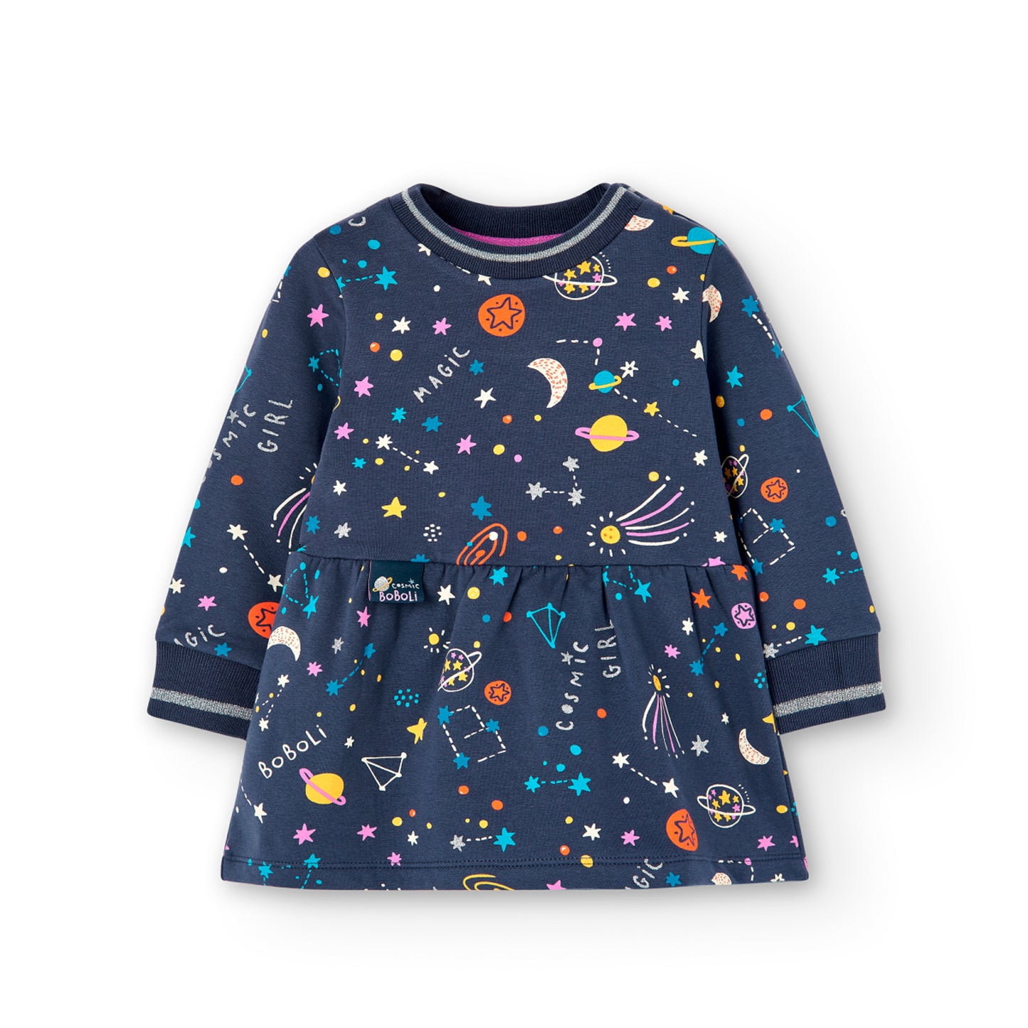 Vestido Felpa Estampado